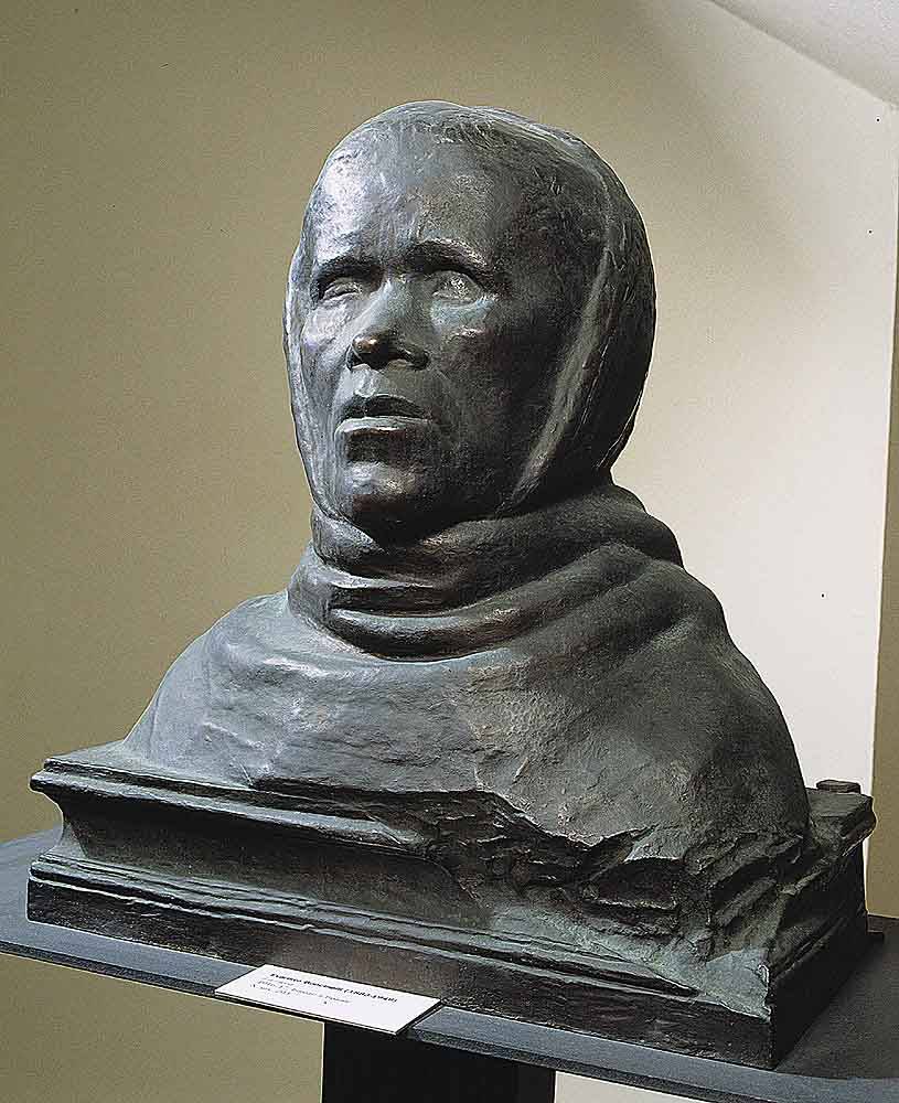 La cieca, busto di donna cieca (statua) di Boncinelli Evaristo (sec. XX)