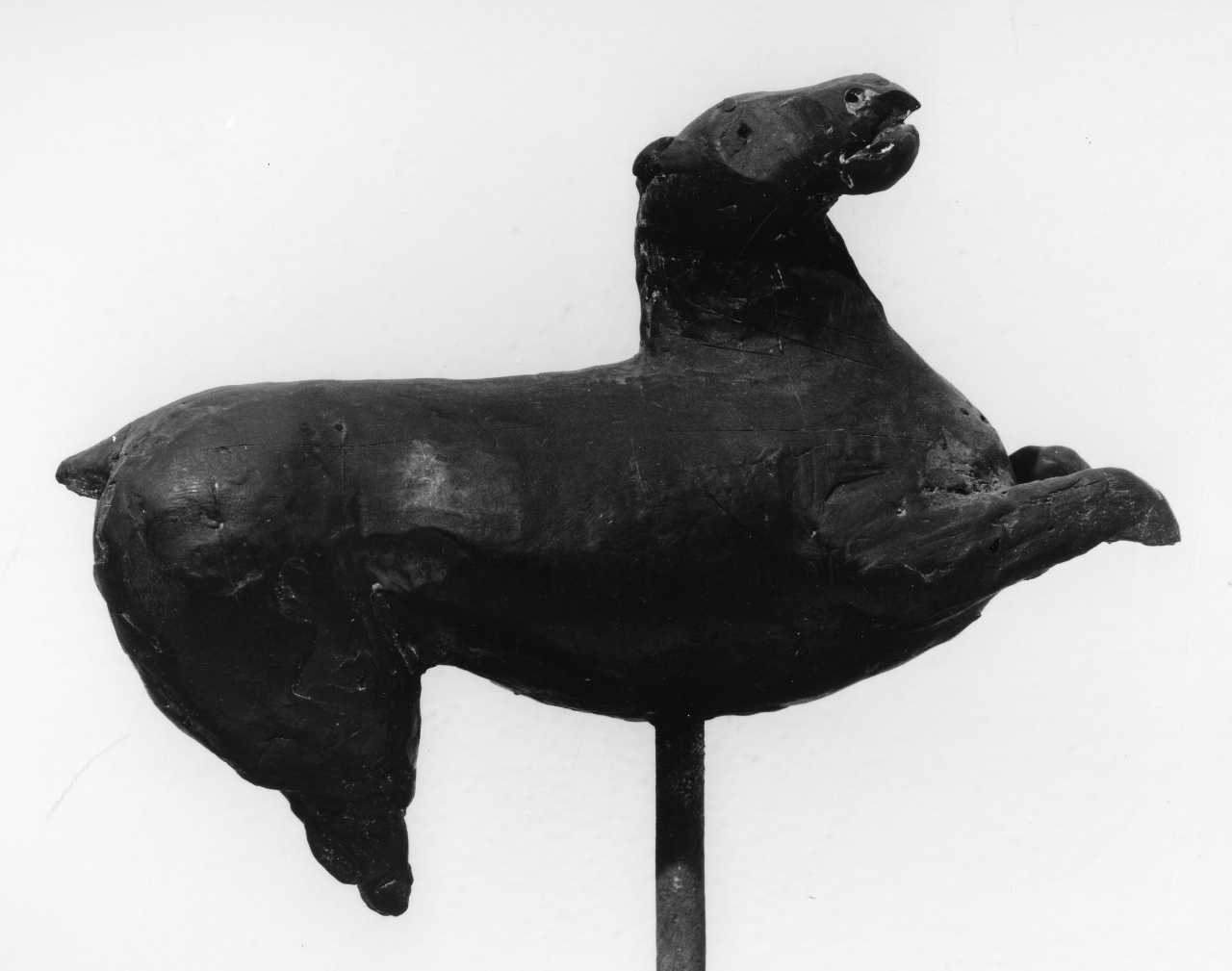 Cavallino, cavallo (statua) di Marini Marino (sec. XX)