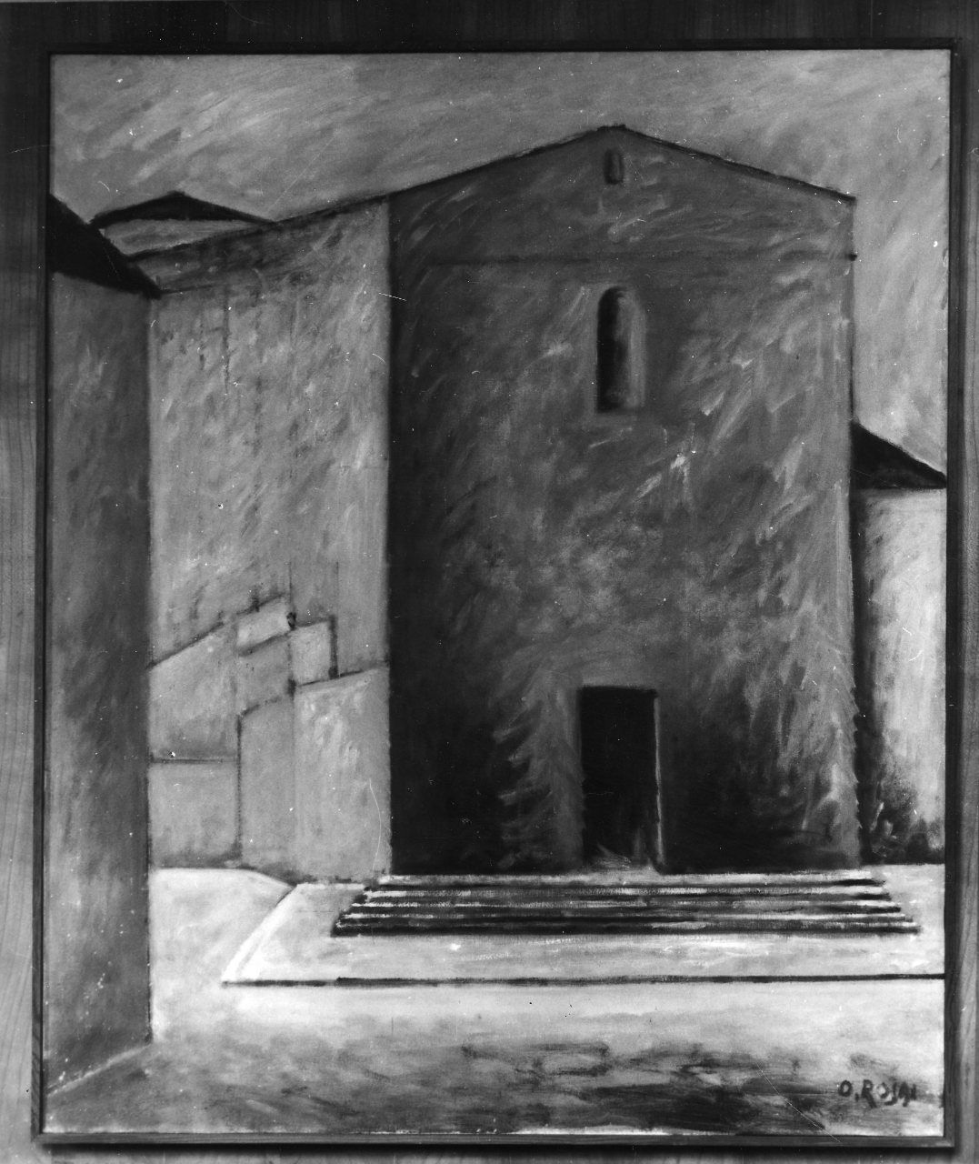 Il Carmine, chiesa di S. Maria del Carmine a Firenze (dipinto) di Rosai Ottone (sec. XX)