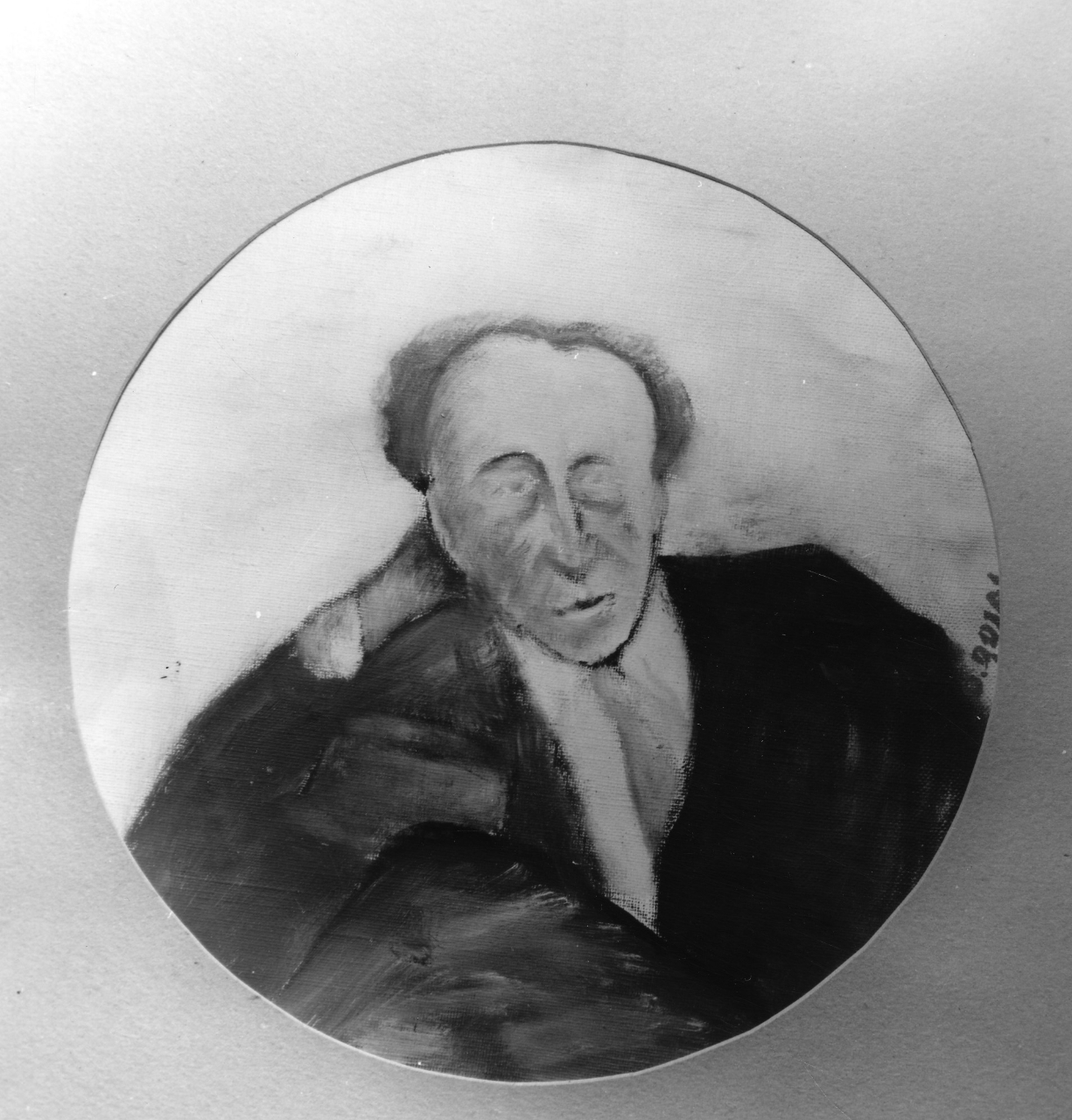 Ritratto di Augusto Hermet, ritratto di Augusto Hermet (dipinto) di Rosai Ottone (sec. XX)