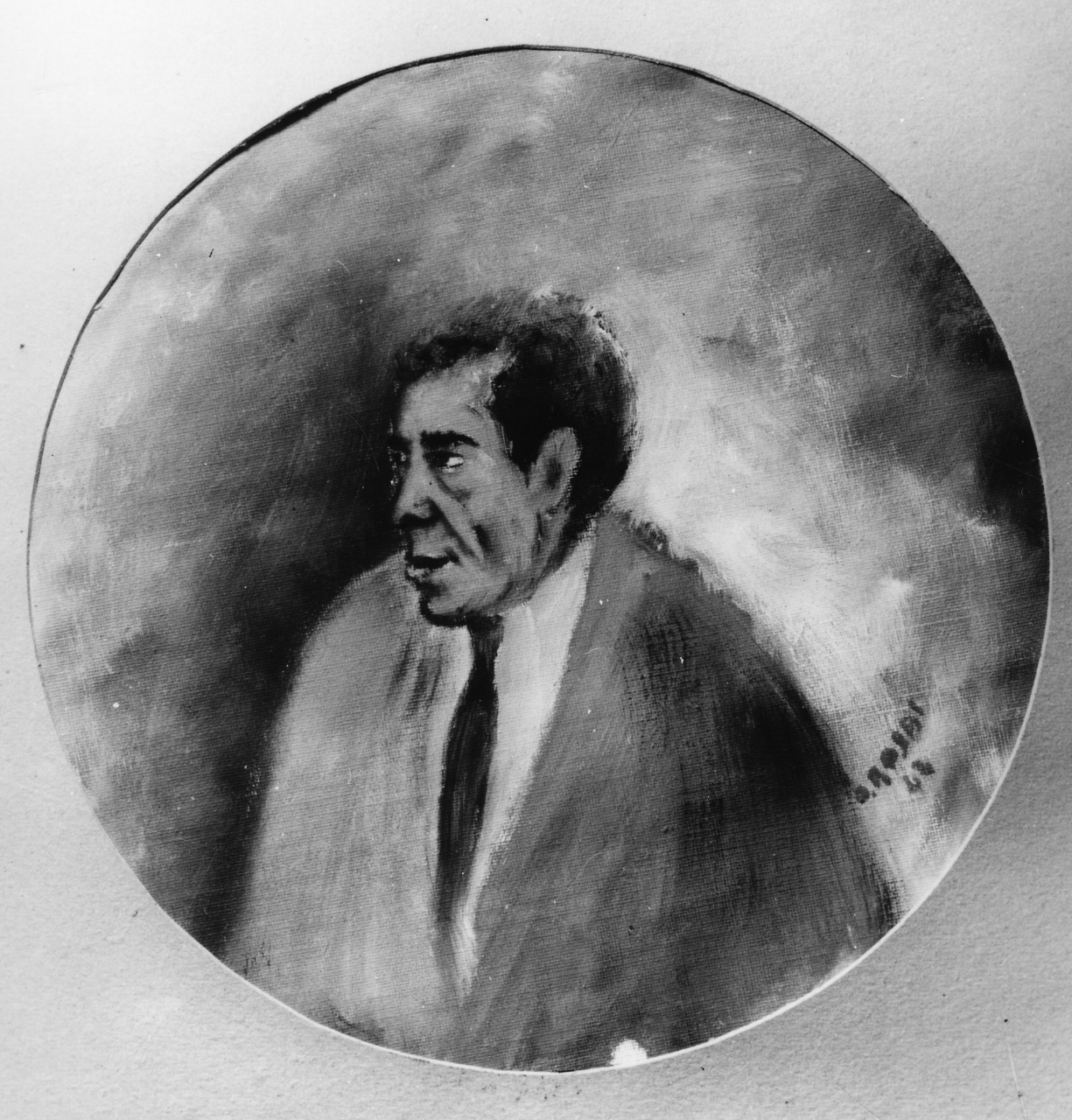 Ritratto di Giuseppe Cesetti, ritratto di Giuseppe Cesetti (dipinto) di Rosai Ottone (sec. XX)