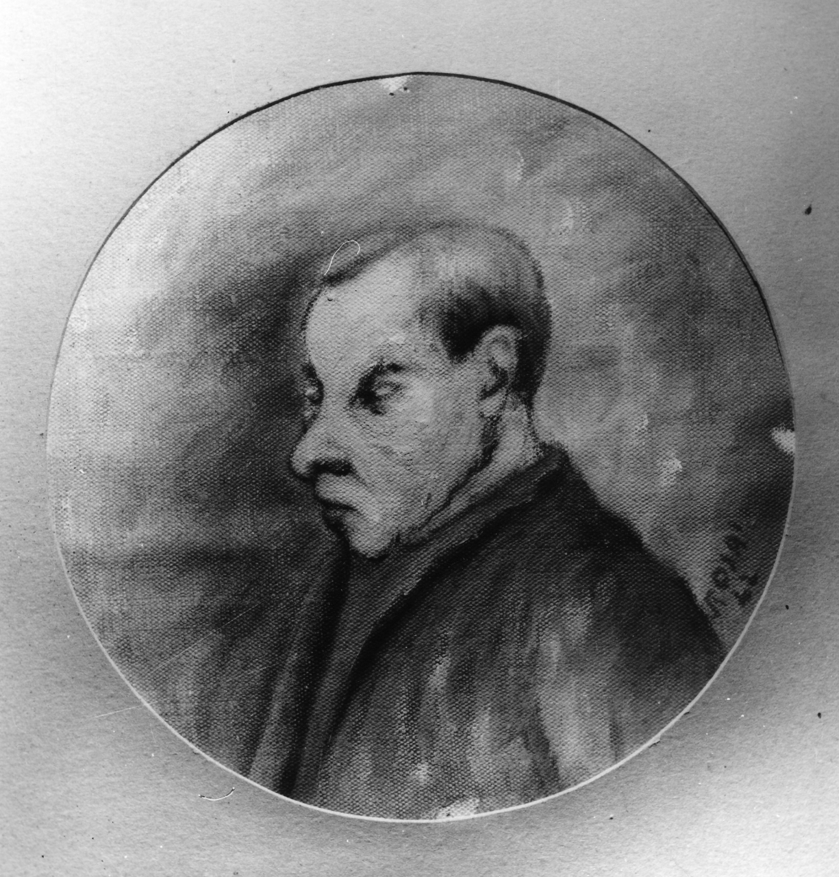 Ritratto di Piero Santi, ritratto di Piero Santi (dipinto) di Rosai Ottone (sec. XX)