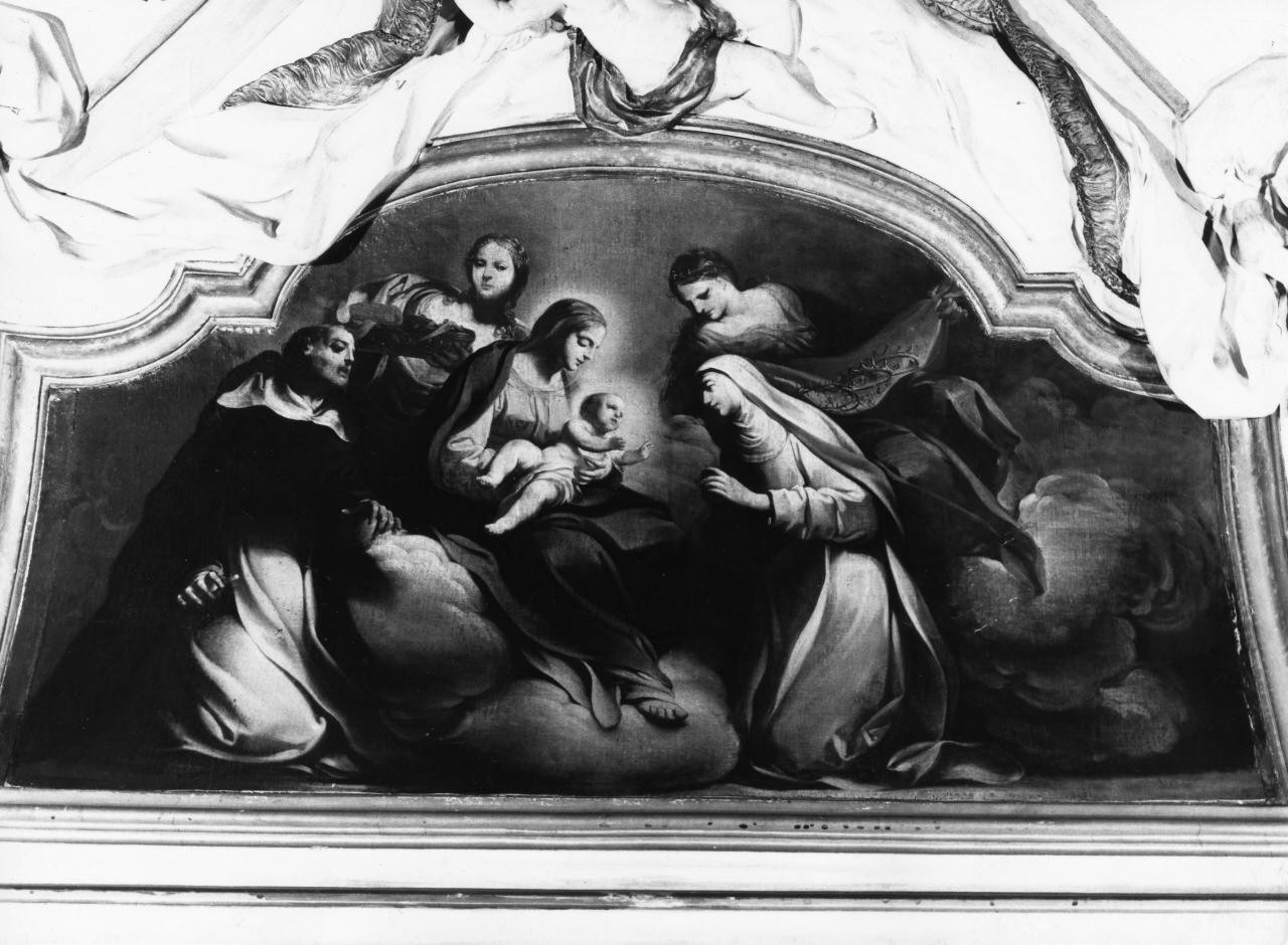 matrimonio mistico di Santa Caterina de' Ricci (dipinto) di Ferretti Giovanni Domenico (attribuito) (sec. XVIII)