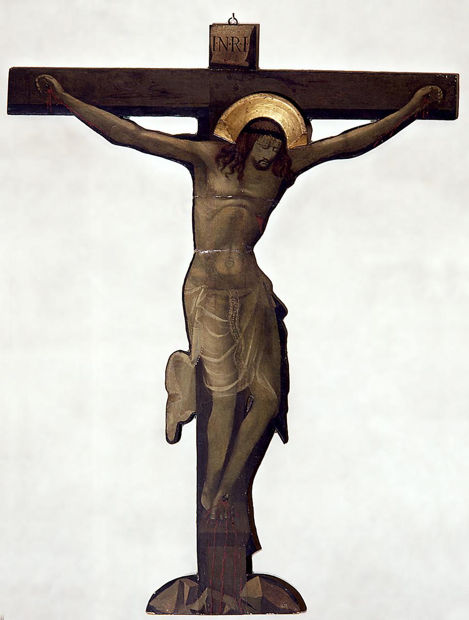 Cristo crocifisso (croce dipinta) - ambito fiorentino (fine/inizio secc. XIV/ XV)