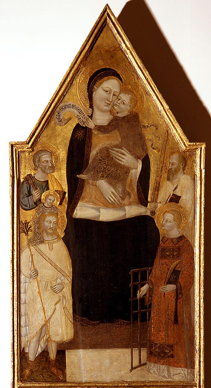 Madonna con Bambino e Santi (dipinto) - ambito fiorentino (terzo quarto sec. XIV)