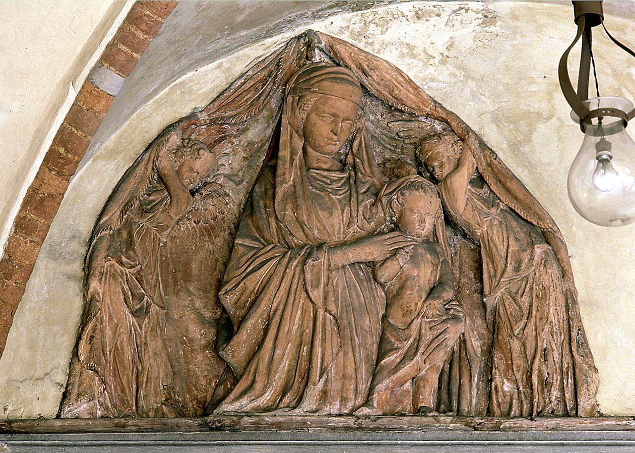 Madonna con Bambino (rilievo) - bottega fiorentina (sec. XV)