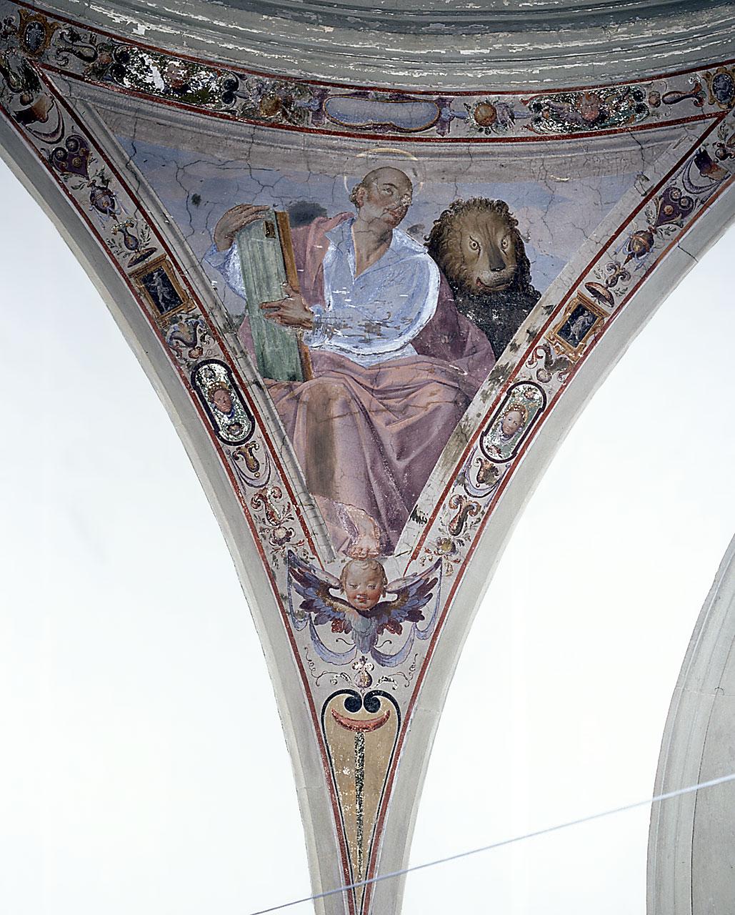 San Marco Evangelista (dipinto) di Allori Alessandro (bottega) (sec. XVI)