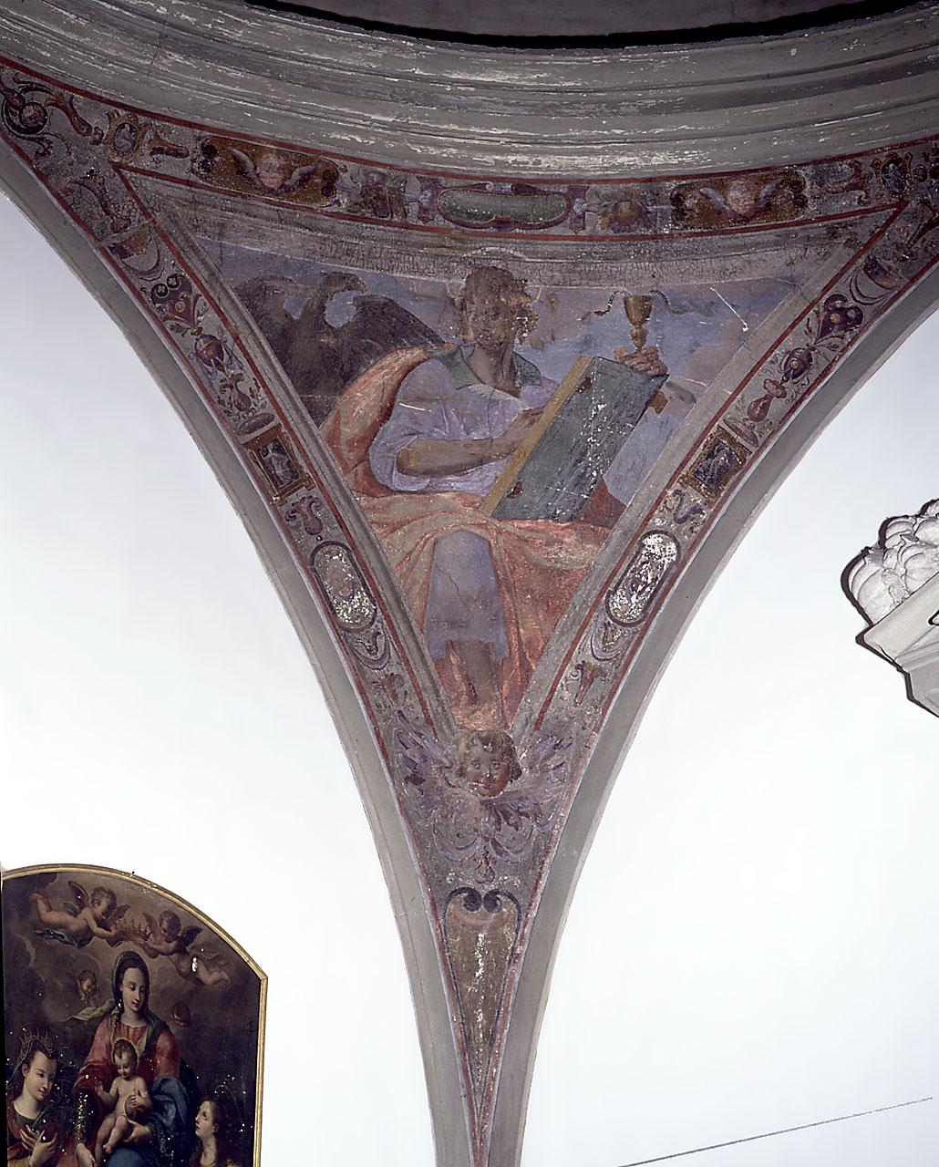San Giovanni Evangelista (dipinto) di Allori Alessandro (bottega) (sec. XVI)