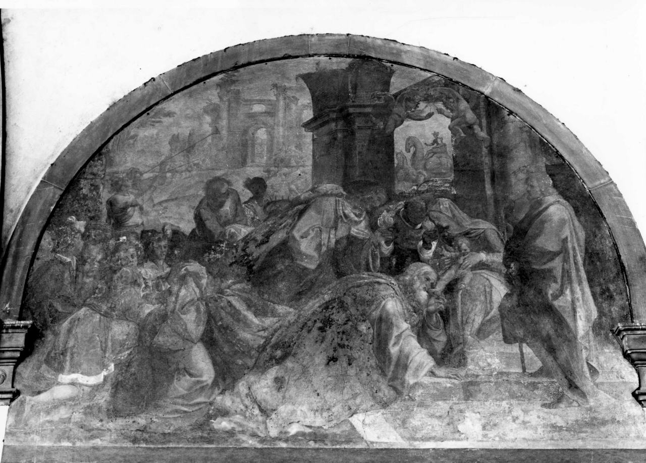 adorazione dei Re Magi (dipinto) di Circignani Antonio detto Pomarancio (sec. XVII)