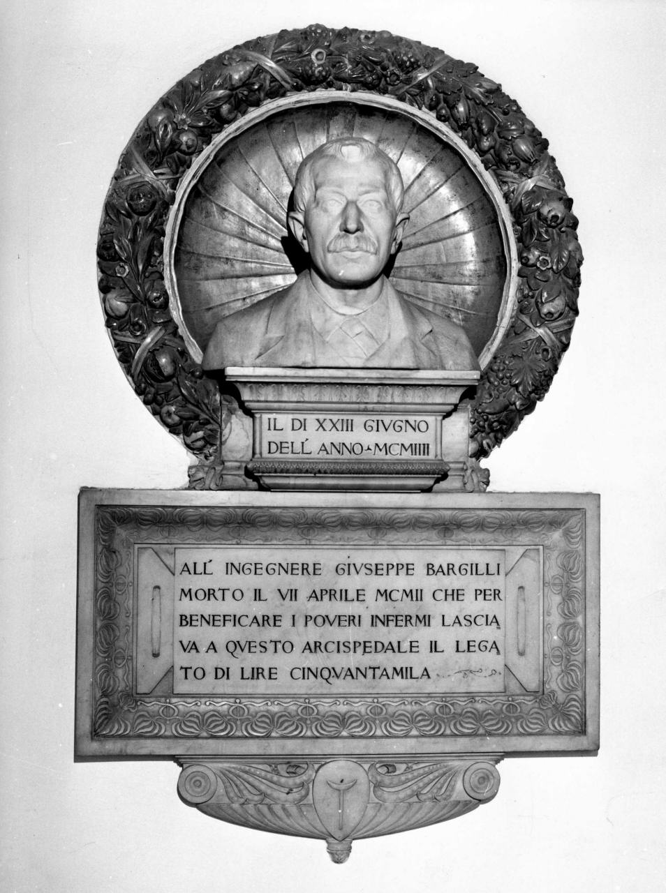 lapide celebrativa di Vagnetti Italo (sec. XX)