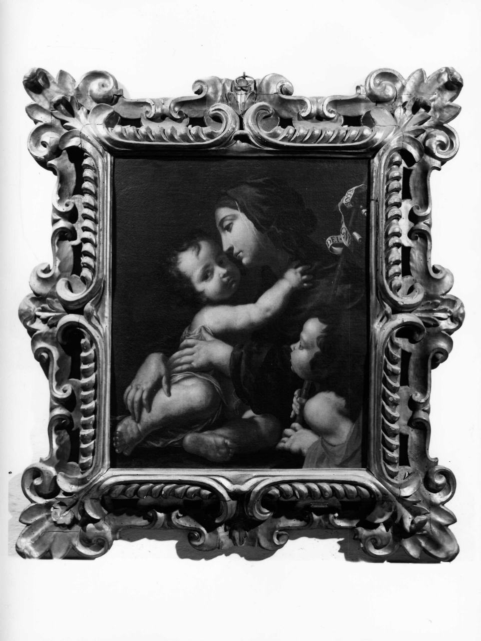 Madonna con Bambino e San Giovannino (dipinto) di Dandini Cesare (attribuito) (prima metà sec. XVII)