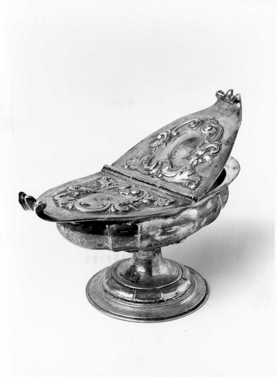 navicella portaincenso - a doppia valva, pendant di Biagioni Zanobi (seconda metà sec. XVIII)