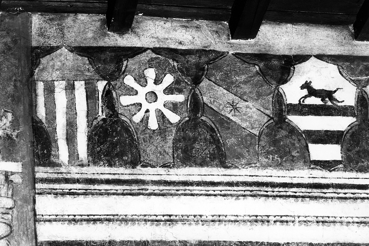 stemma comunale dei Vicari scarperiesi (dipinto, complesso decorativo) - ambito toscano (sec. XV)