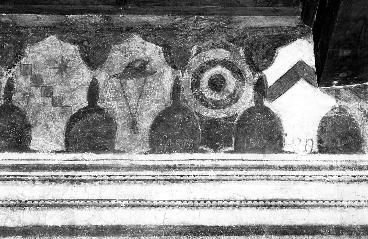 stemma comunale dei Vicari scarperiesi (dipinto, complesso decorativo) - ambito toscano (sec. XV)
