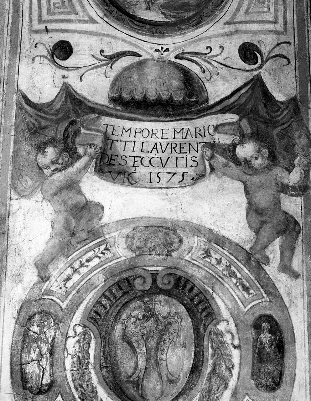 grottesche (dipinto, complesso decorativo) - ambito toscano (sec. XVI)