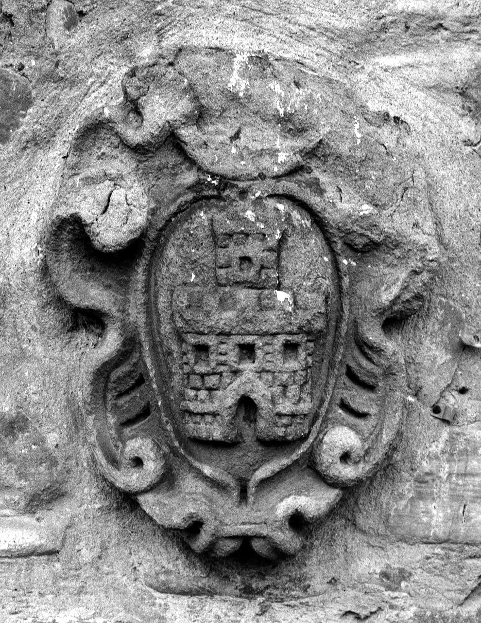 stemma gentilizio della famiglia Spigliati (rilievo) - ambito toscano (seconda metà sec. XVII)