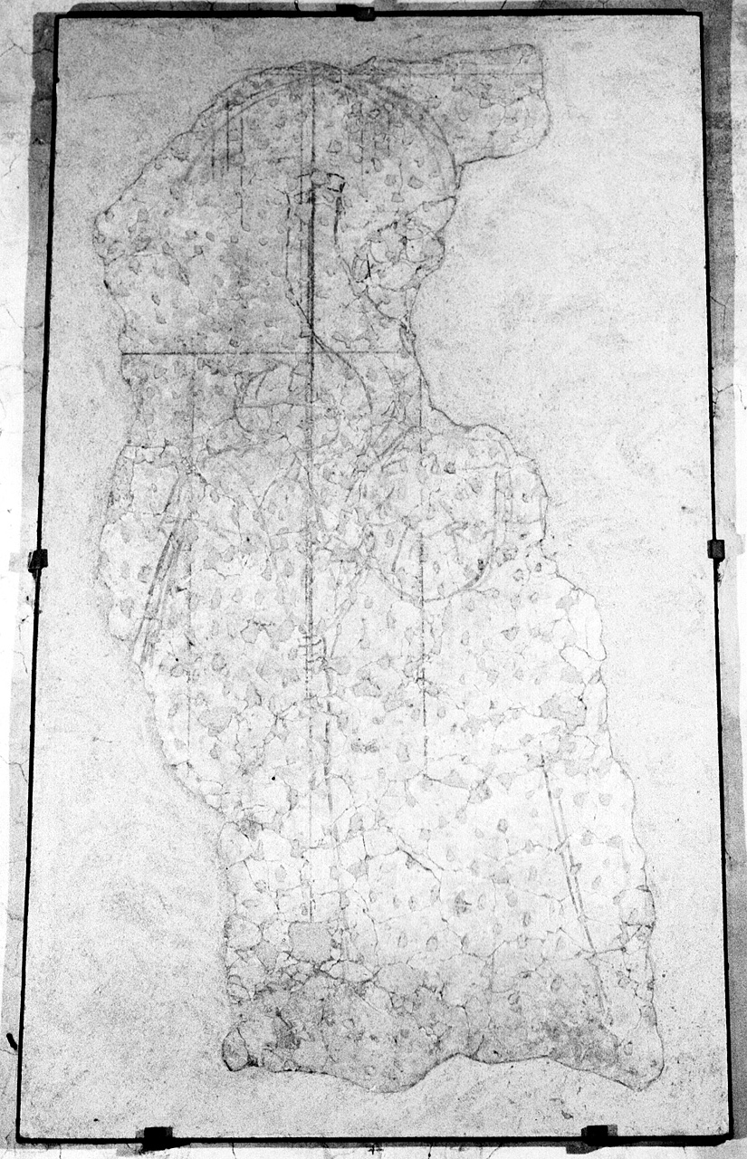 incredulità di San Tommaso (sinopia) - ambito toscano (sec. XIV)