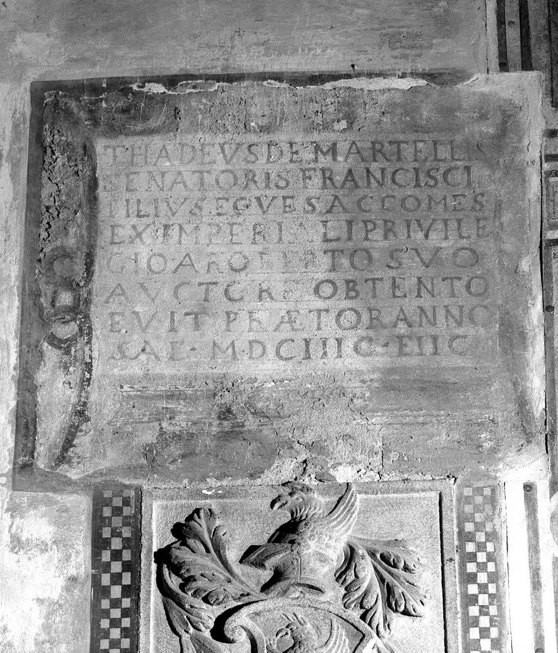 lapide - ambito toscano (sec. XVII)