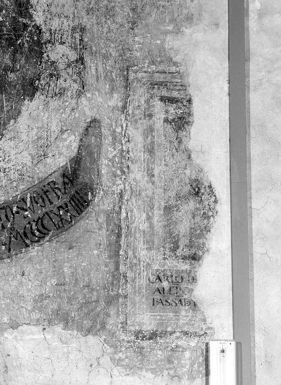 stemma (dipinto, frammento) - ambito toscano (sec. XVI)