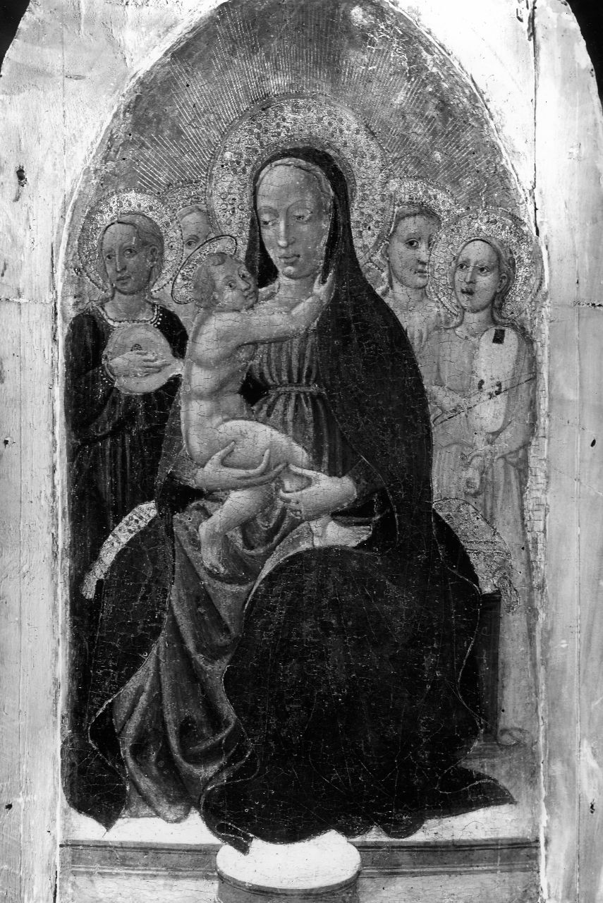 Madonna con Bambino e angeli (dipinto) - ambito toscano (prima metà sec. XV)