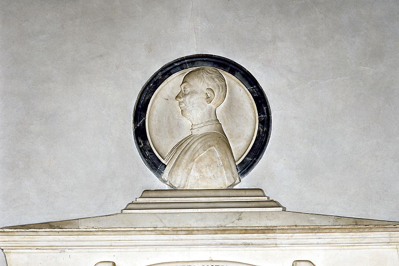 busto di Lemmo Balducci di profilo (rilievo) di Ferrucci Francesco di Simone (sec. XV)