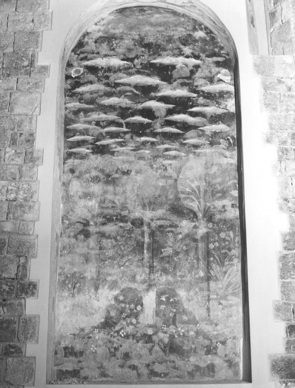 giardino fiorito (dipinto) - ambito fiorentino (sec. XV)