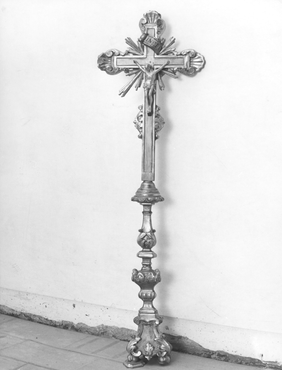 croce d'altare - ambito toscano (fine/inizio secc. XVIII/ XIX)