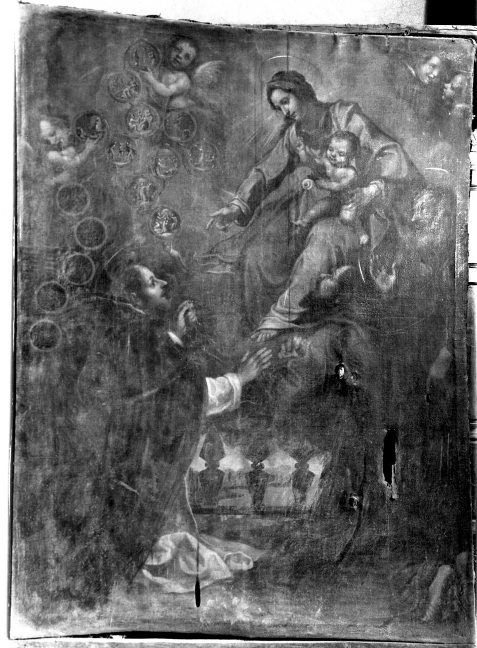 Madonna del Rosario (dipinto) - ambito toscano (sec. XVIII)