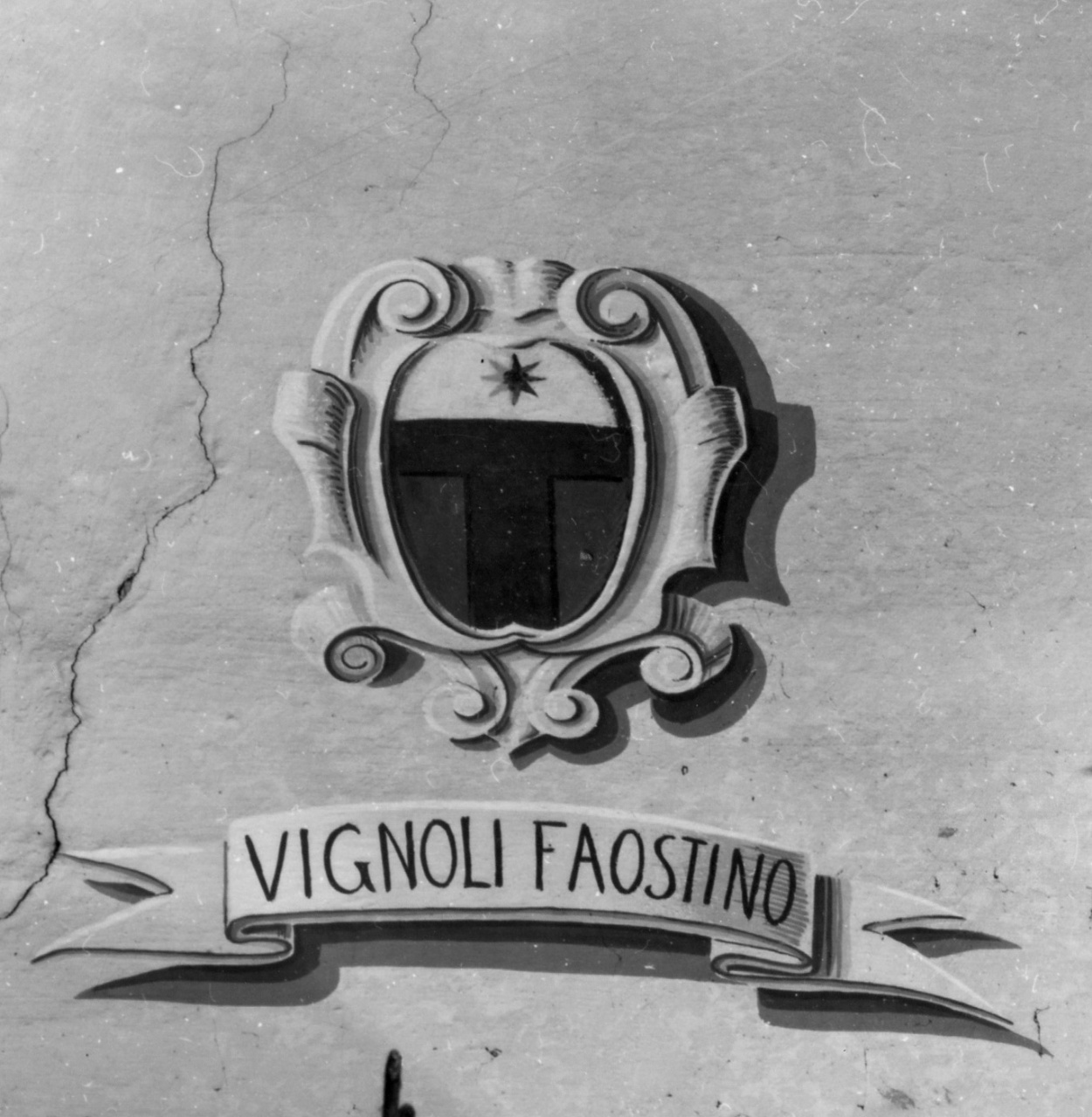 stemma gentilizio della famiglia Vignoli (dipinto) - bottega toscana (inizio sec. XX)