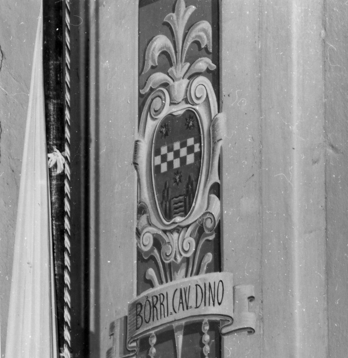 stemma gentilizio della famiglia Borri (dipinto) - bottega toscana (inizio sec. XX)