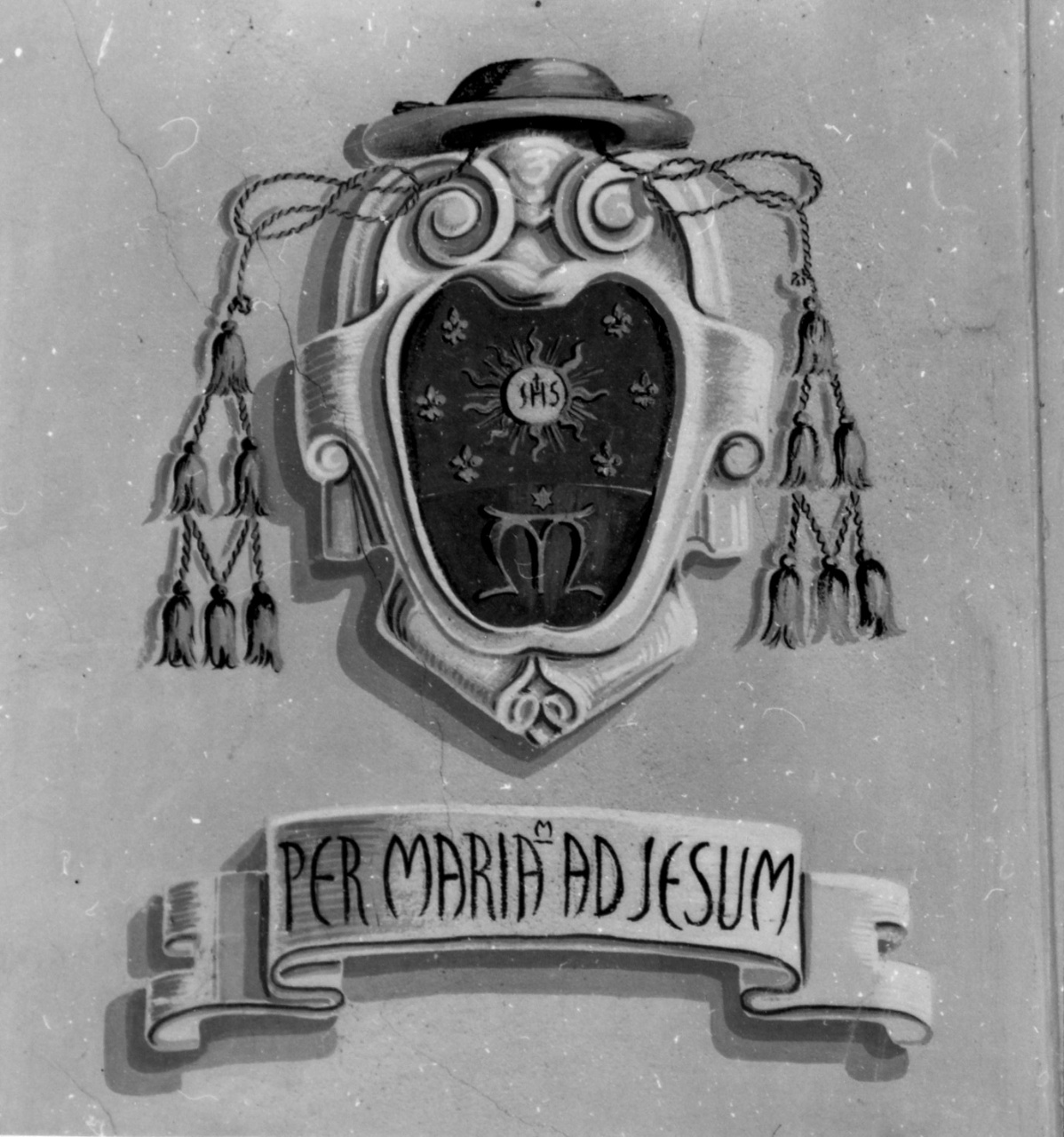 stemma del vescovo Debernardi (dipinto) - bottega toscana (inizio sec. XX)