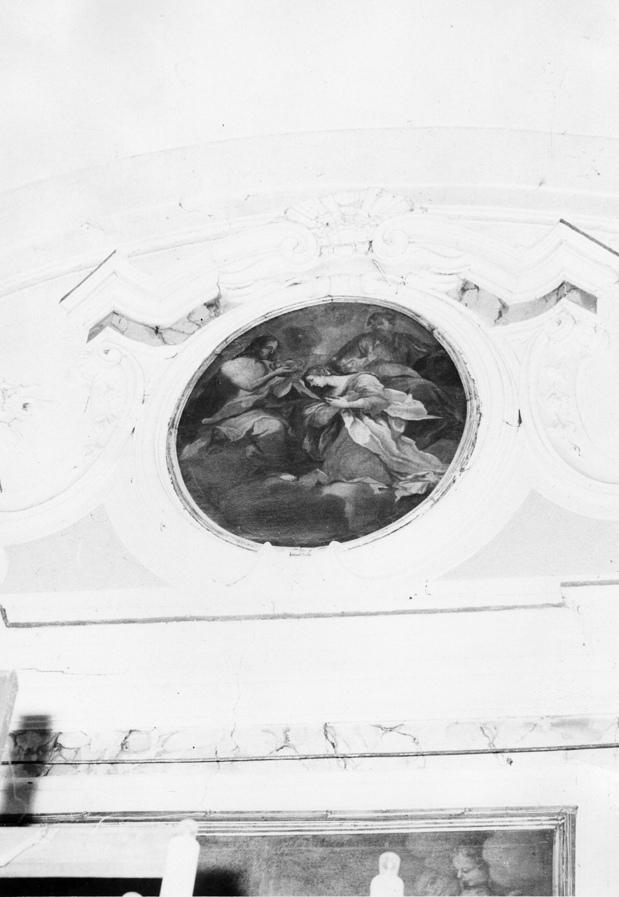 incoronazione di Maria Vergine (dipinto) - ambito toscano (sec. XVIII)