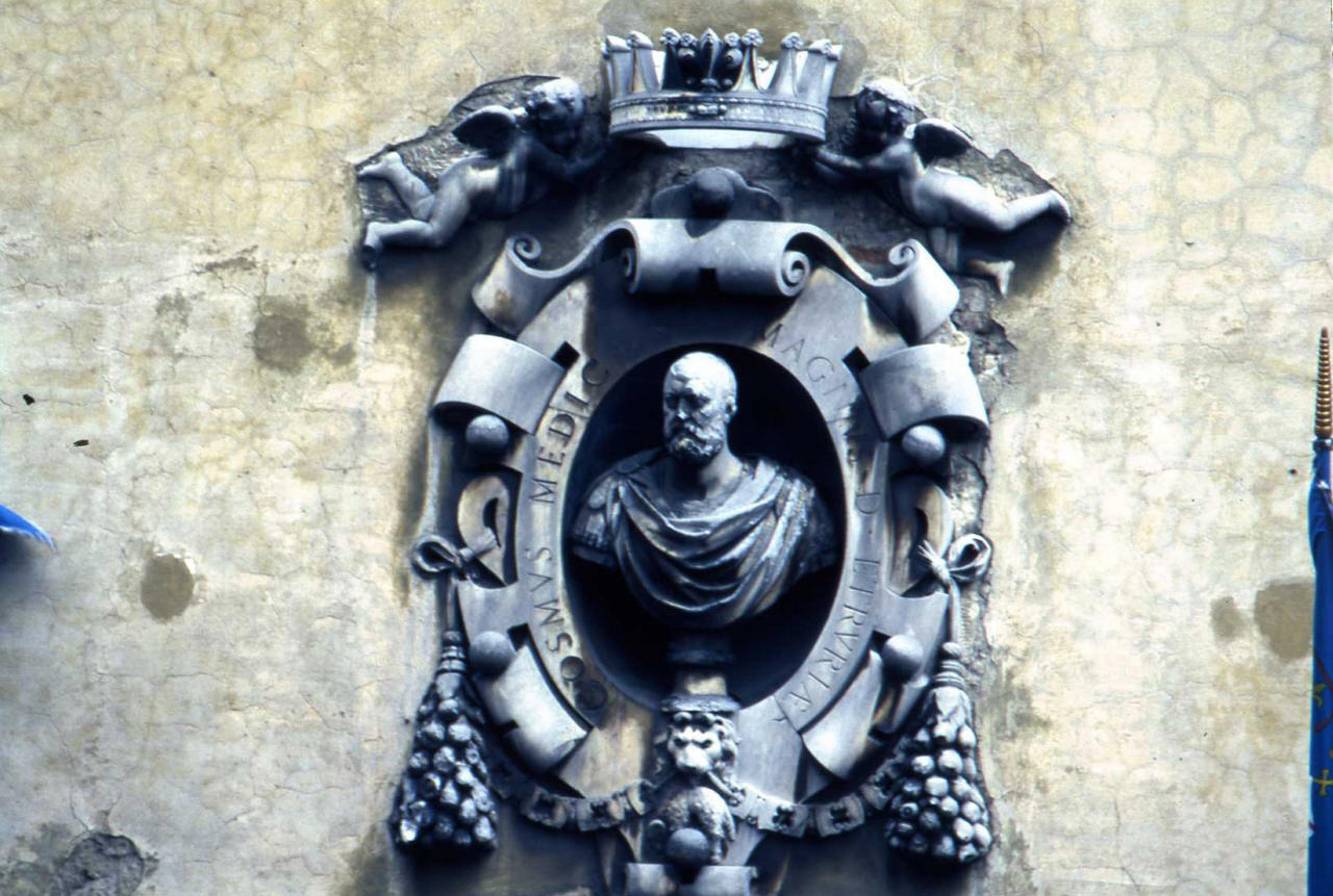 busto ritratto di Cosimo I de' Medici (scultura) di Bandini Giovanni detto Giovanni dell'Opera (terzo quarto sec. XVI)