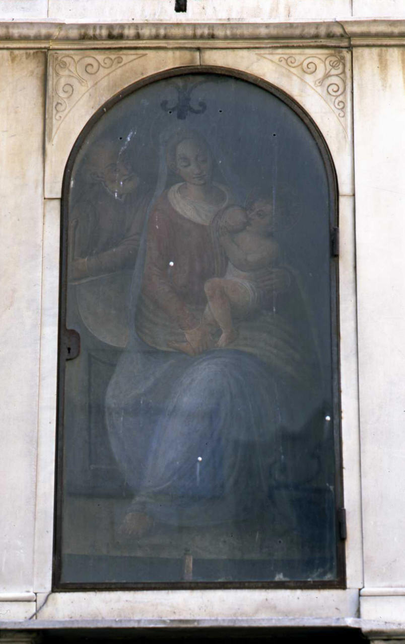 Sacra Famiglia (dipinto) di Ulivelli Cosimo (cerchia) (seconda metà sec. XVII)