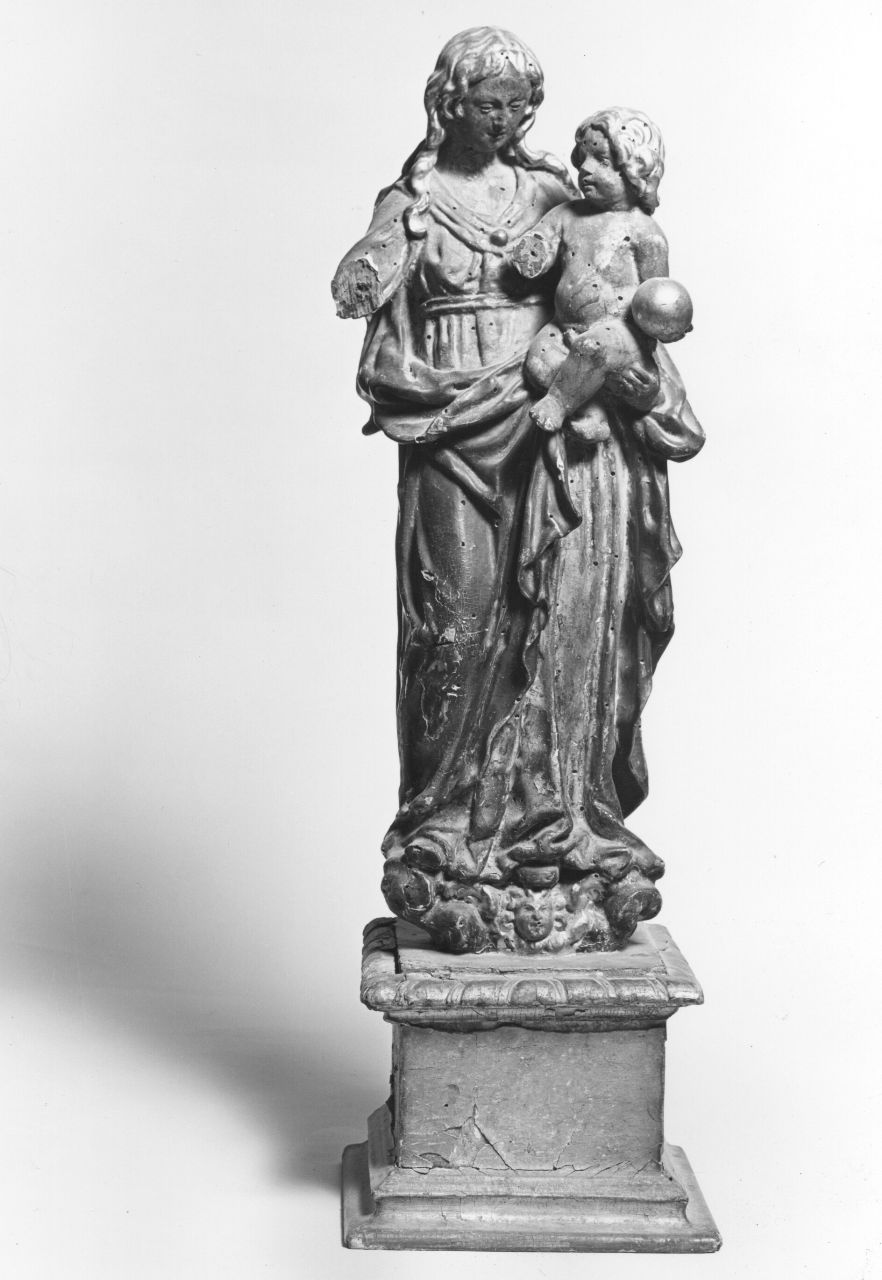 Madonna con Bambino (scultura) - bottega toscana (inizio sec. XVIII)