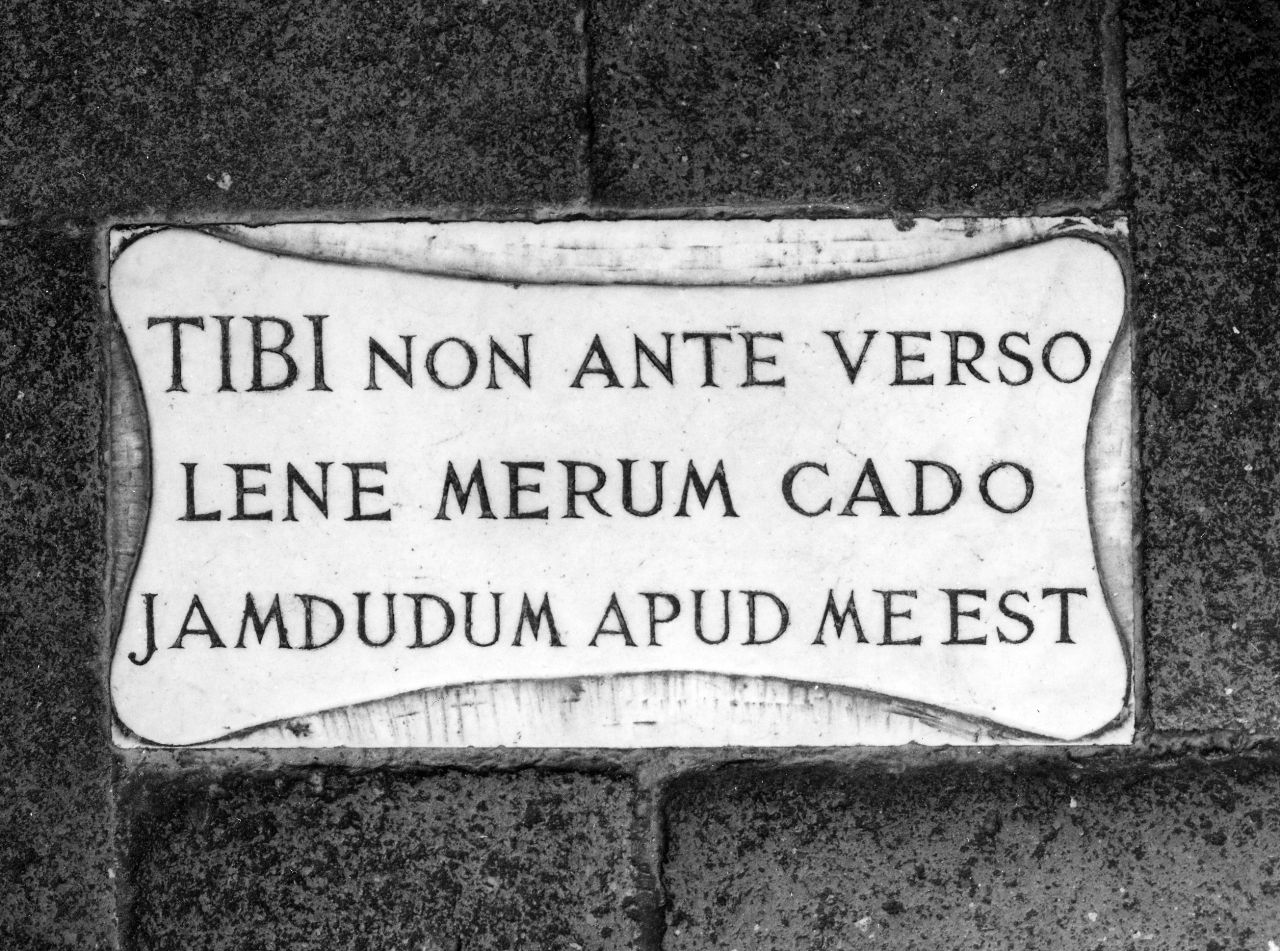 lapide - bottega toscana (prima metà sec. XIX)