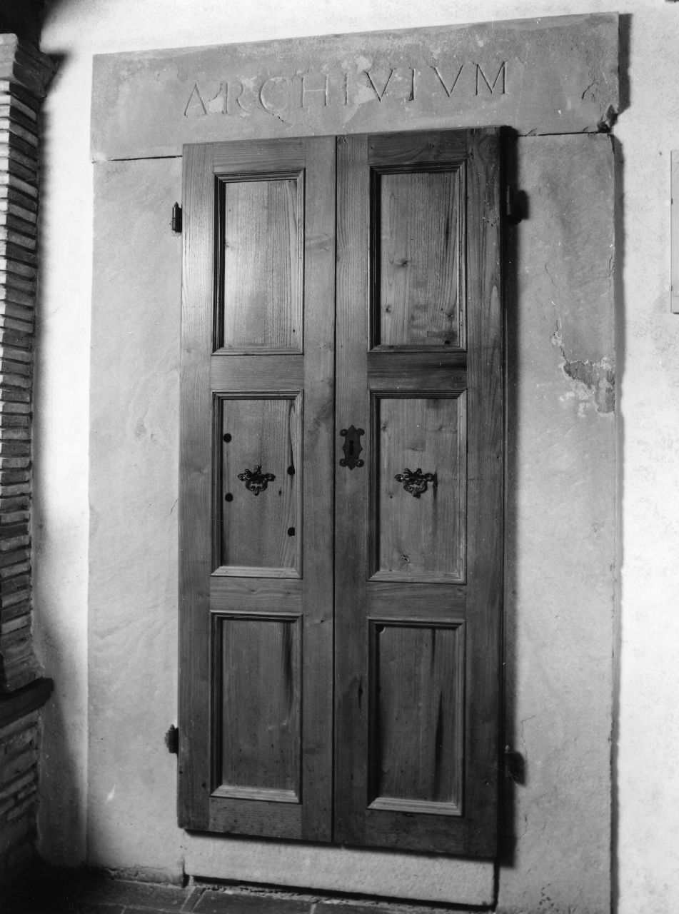 mostra di porta - bottega toscana (seconda metà sec. XVII)