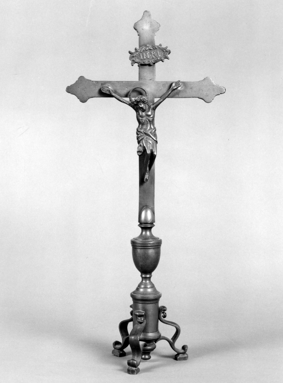 Cristo crocifisso (croce d'altare) - bottega toscana (seconda metà sec. XVIII)