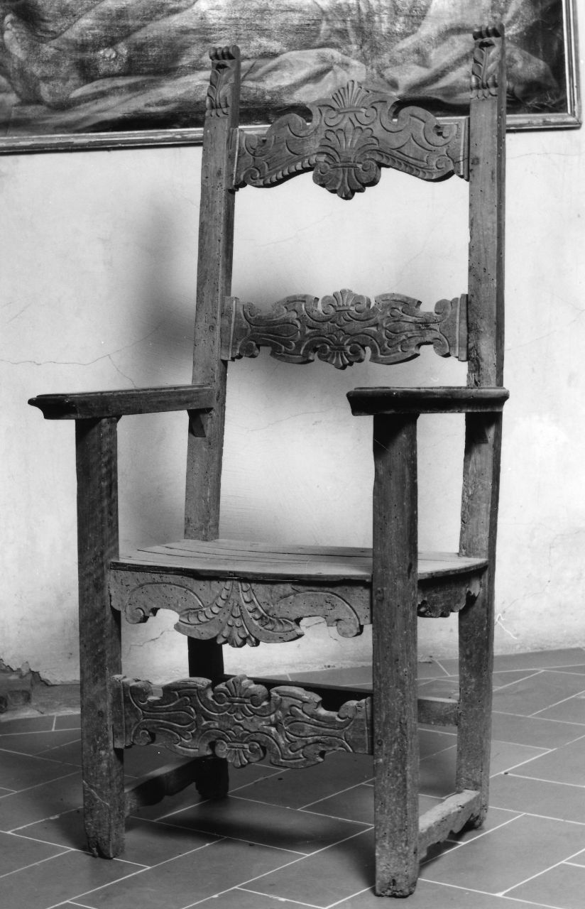 sedia - bottega toscana (seconda metà sec. XVII)
