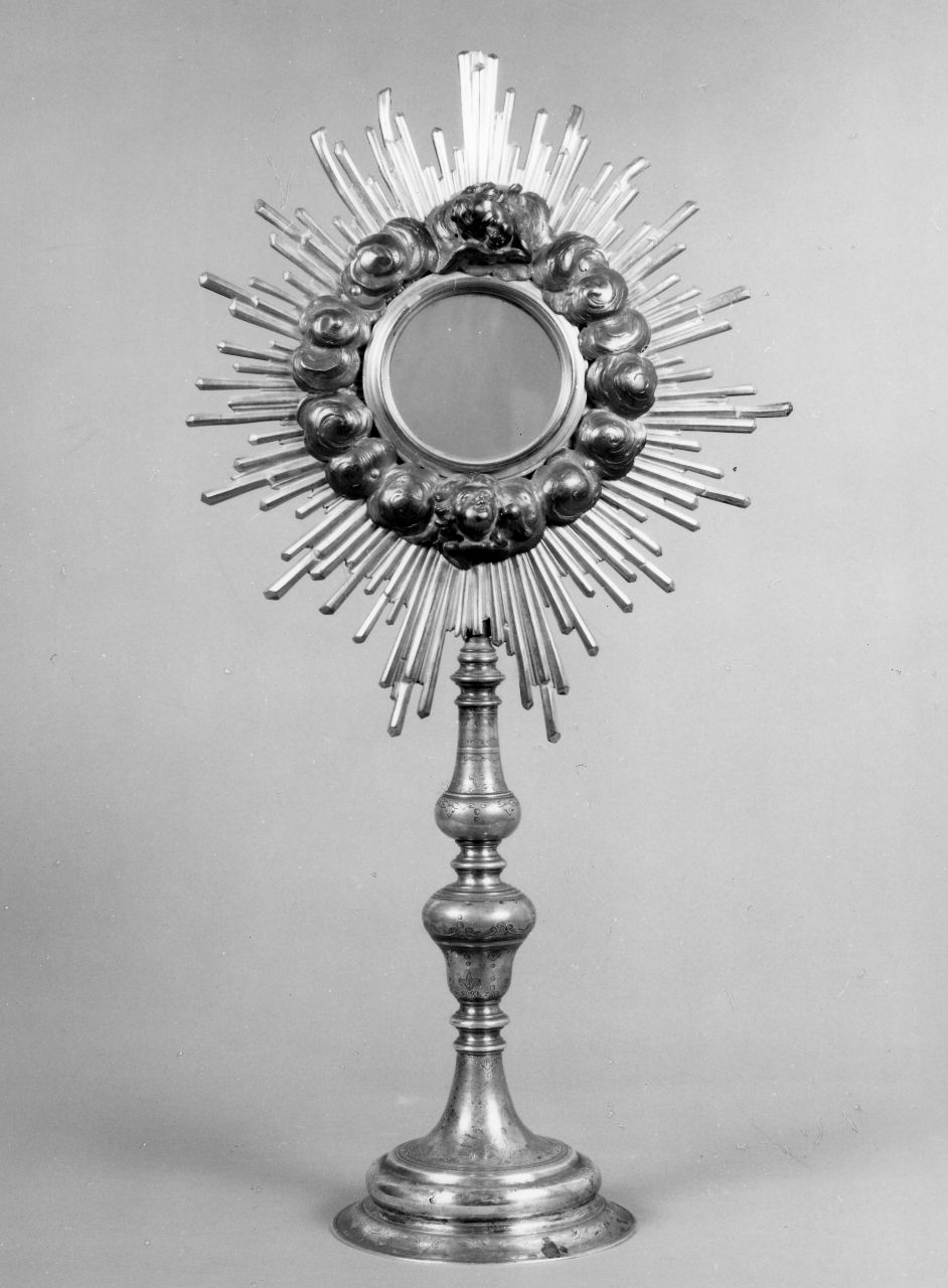 ostensorio - ambito toscano (seconda metà sec. XVIII)