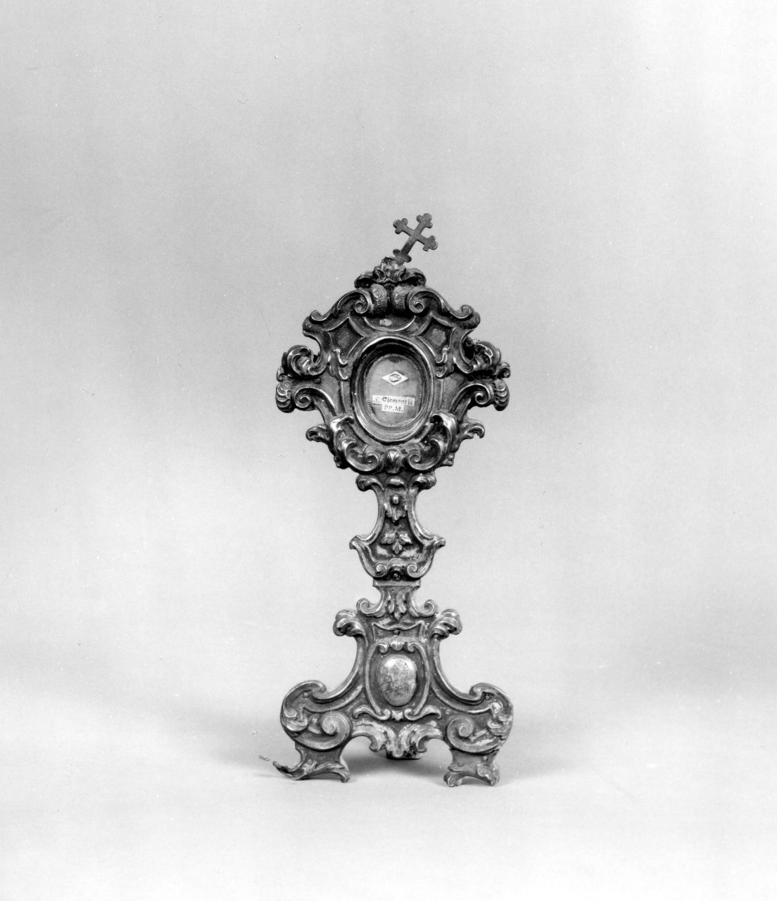 Reliquiario di san Clemente Papa (reliquiario - a ostensorio) - bottega fiorentina (seconda metà sec. XVIII)