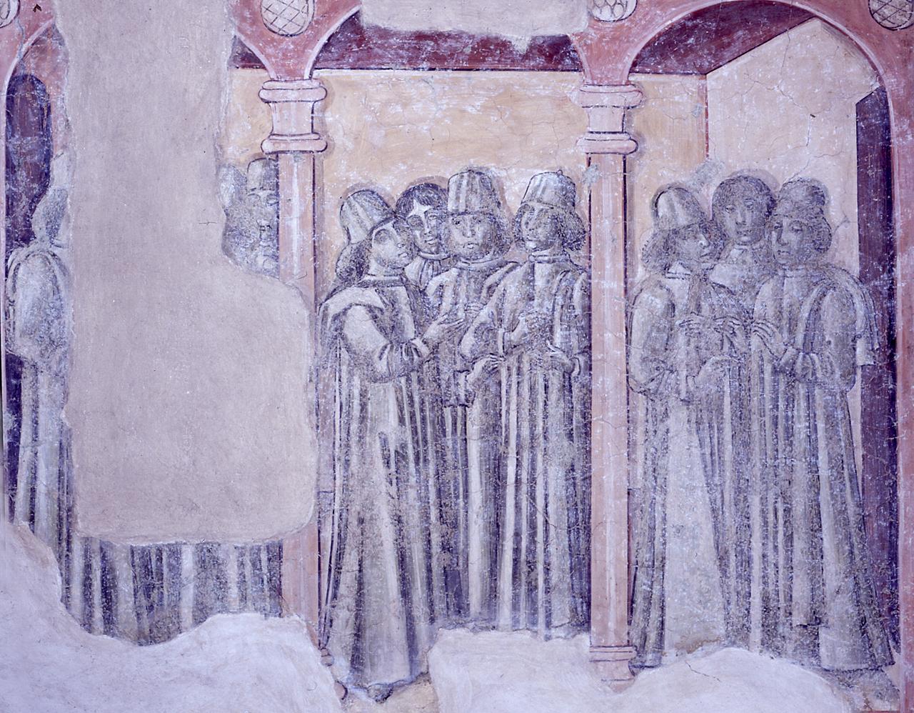 Sant'Agostino discute con i discepoli (dipinto) di Stefano d'Antonio di Vanni (sec. XV)