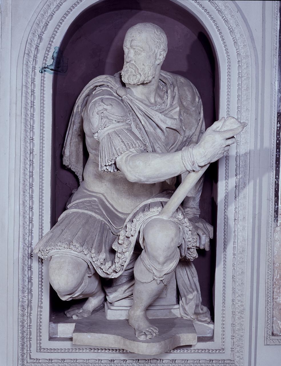 ritratto di Cosimo I de' Medici come Giosuè (statua) di Danti Vincenzo, Lastricati Zanobi (sec. XVI)