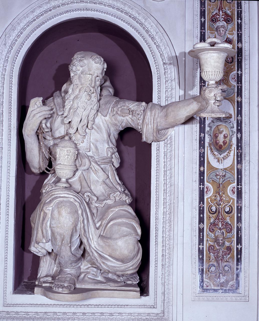 Melchisedec (statua) di Camilliani Francesco (sec. XVI)