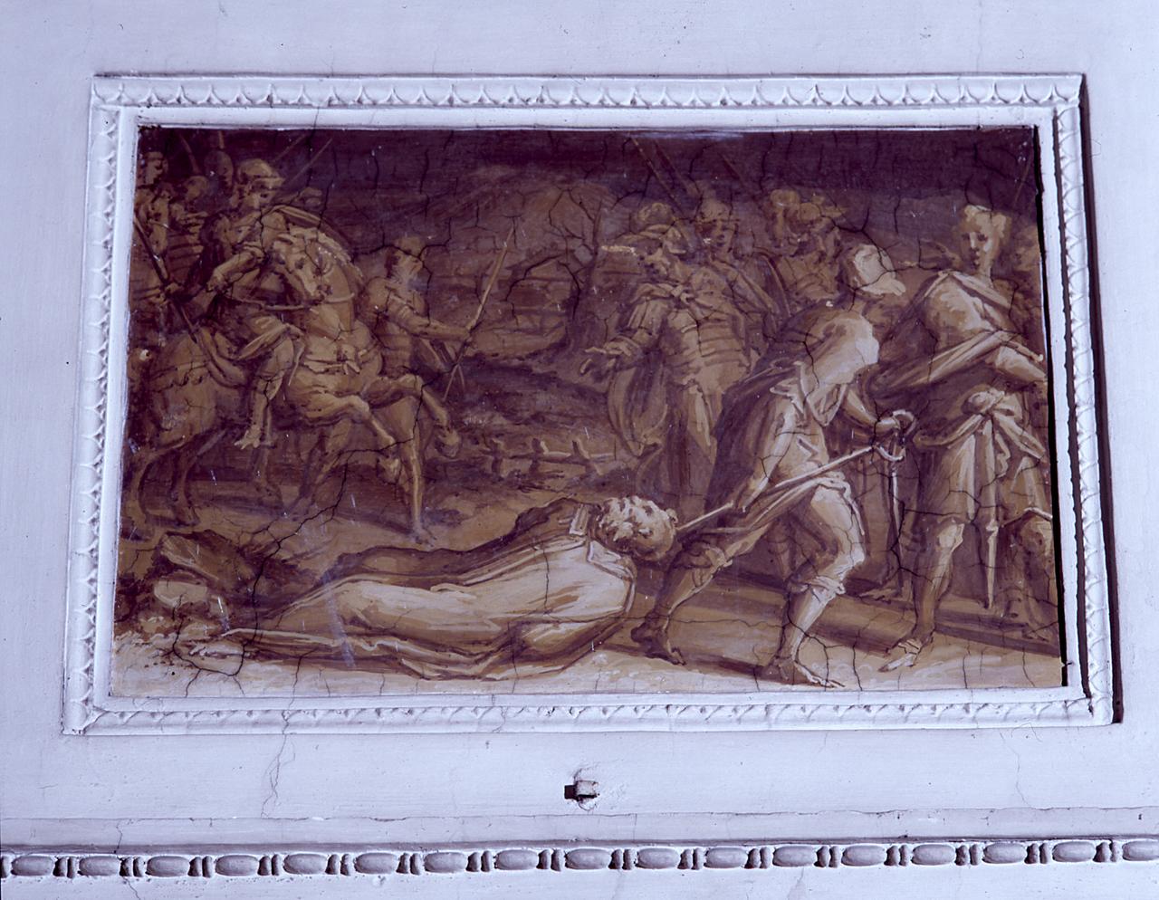 martirio di San Marco (dipinto) di Vasari Giorgio (scuola) (sec. XVI)