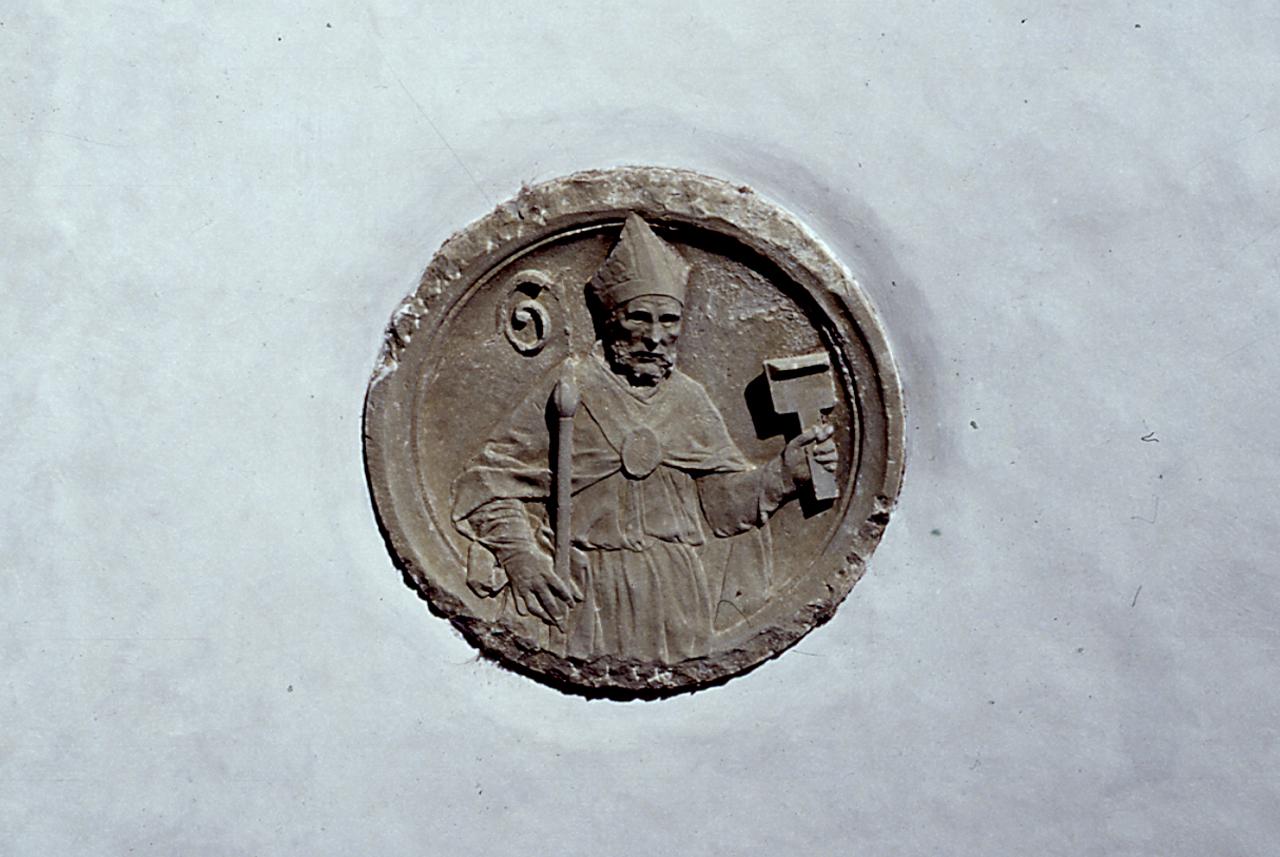 San Biagio (chiave di volta) - bottega toscana (sec. XV)