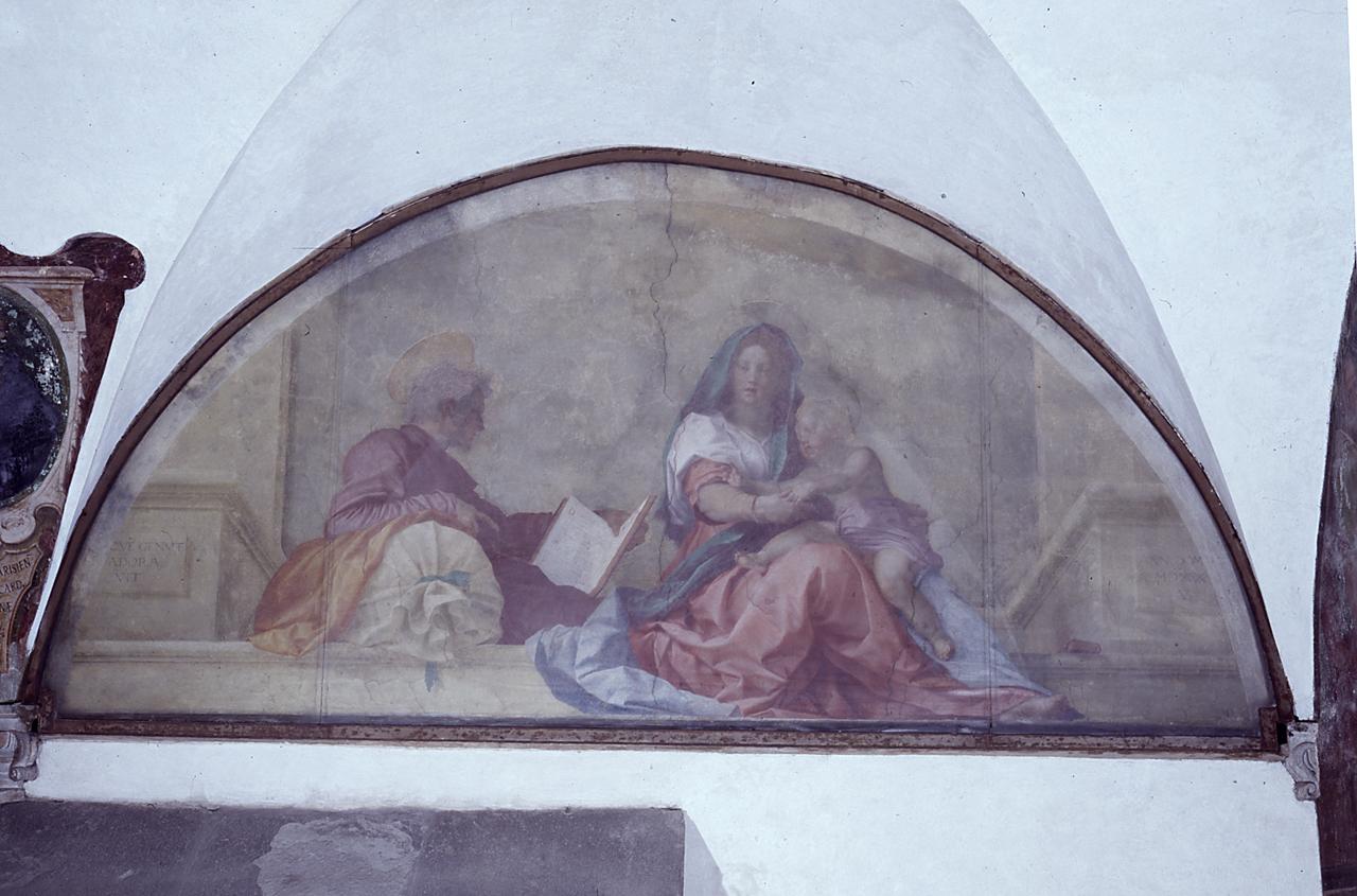 Madonna del sacco, riposo nella fuga in Egitto (dipinto) di Andrea d'Agnolo detto Andrea del Sarto (sec. XVI)