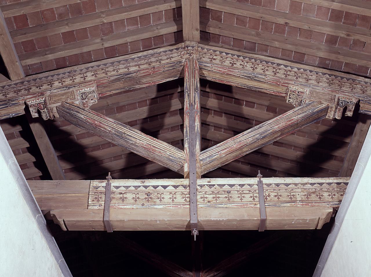 motivo decorativo geometrico (soffitto) di Michelozzi Michelozzo (cerchia) (metà sec. XV)