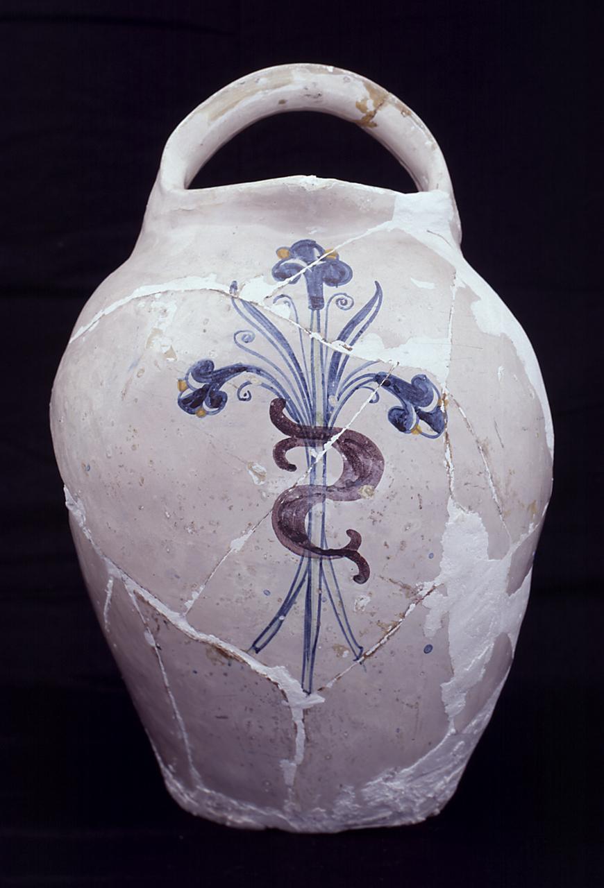 emblema dell'Ordine dei Servi di Maria (brocca) - bottega toscana (prima metà sec. XV)