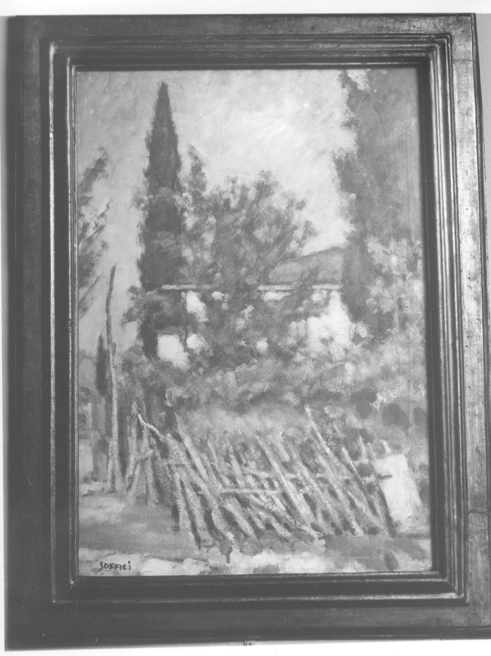 paesaggio (dipinto) di Soffici Ardengo (seconda metà sec. XX)